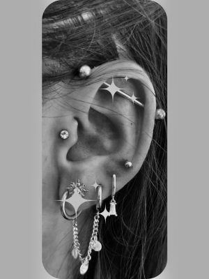 piercings réalisés à la chapelle tattoo à montpellier