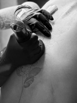 Tatouage réalisé à la chapelle tattoo montpellier